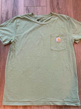 Carhartt Light Olive Short Sleeve Pocket Tee